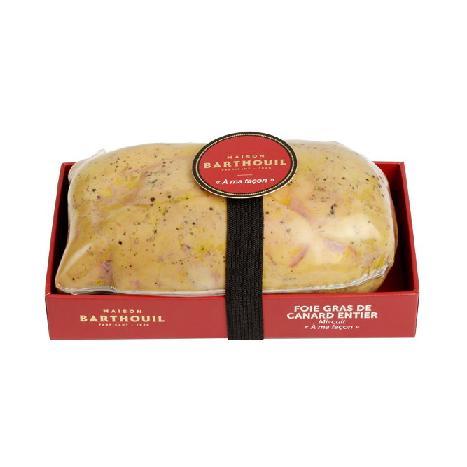 Foie gras de canard entier a ma facon - Maison Barthouil