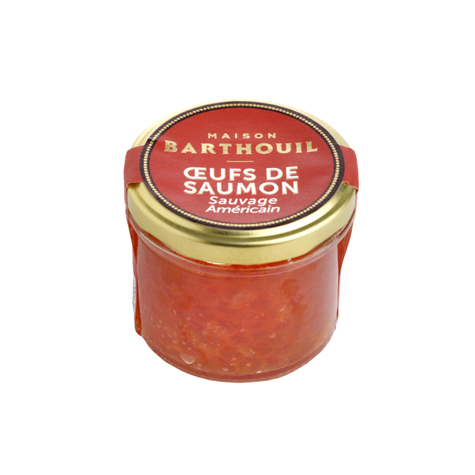 Œufs de saumon sauvage 100g - Maison Barthouil