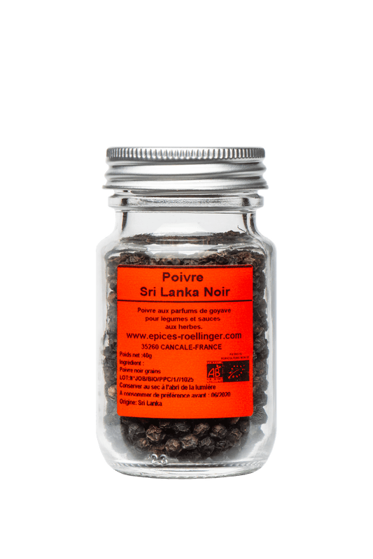 Poivre noir du Sri Lanka 40g - Roellinger