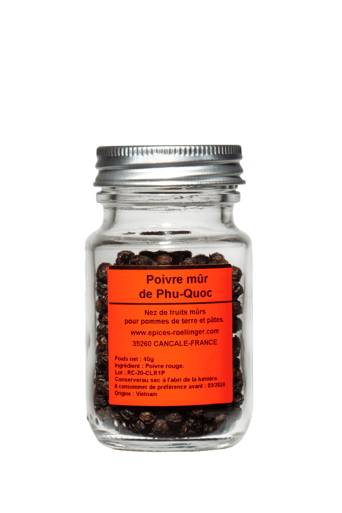 Poivre mûr de Phu-Quoc (Vietnam) 40g - Roellinger