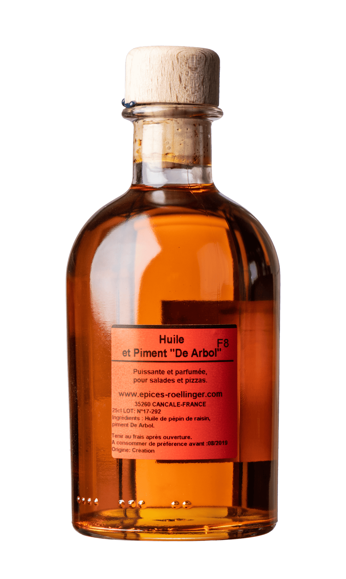 Huile et piment De Arbol F8 5cl - Roellinger