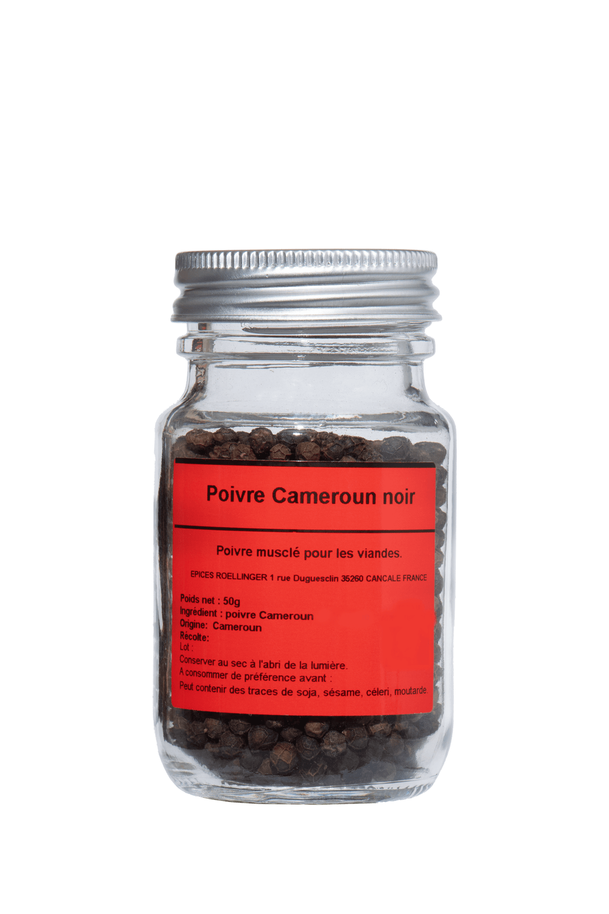 Poivre Cameroun noir 50g - Roellinger