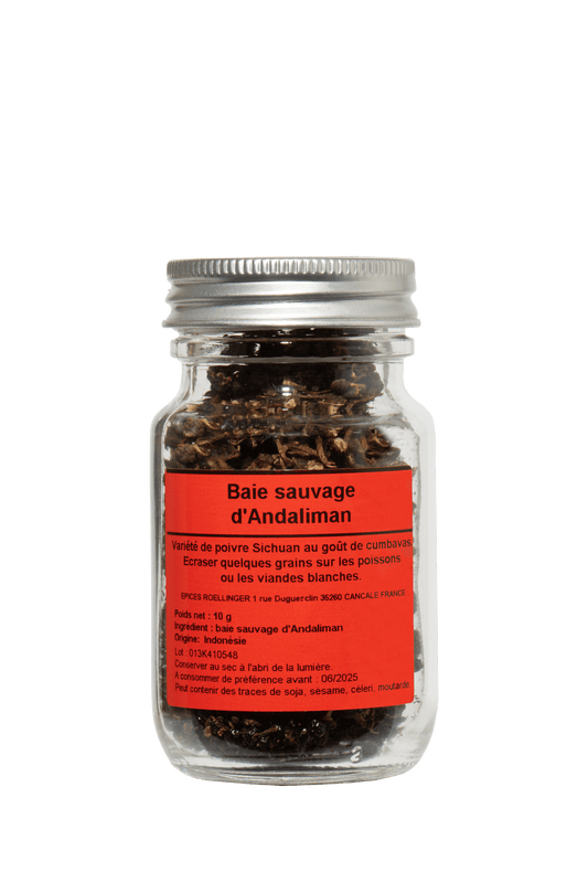 Baie sauvage d'Andaliman (Indonésie) 10g - Roellinger