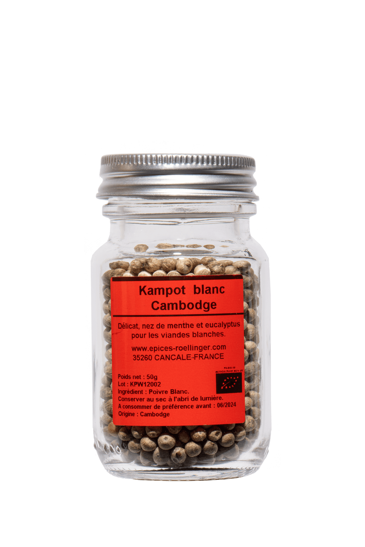 Poivre Kampot blanc (Cambodge) 50g - Roellinger