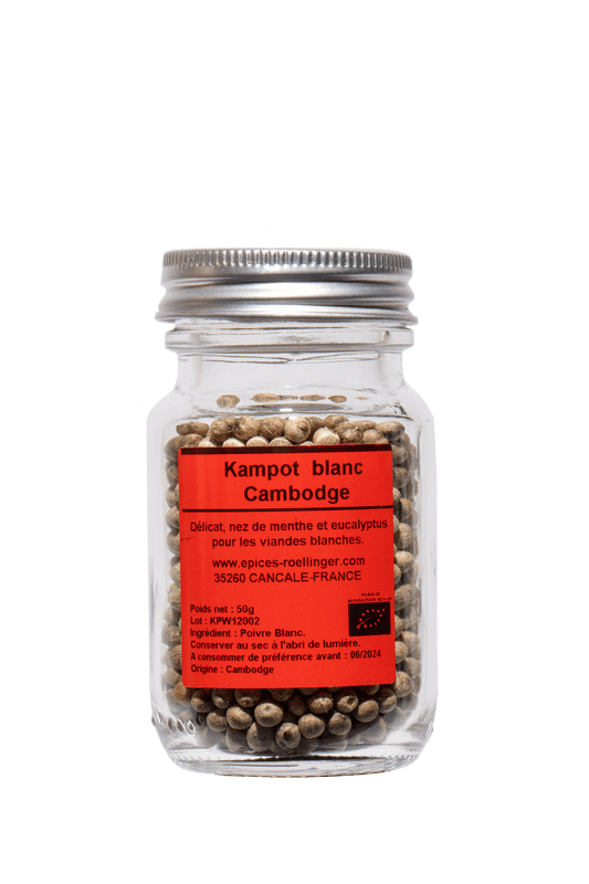 Poivre Kampot blanc (Cambodge) 50g - Roellinger