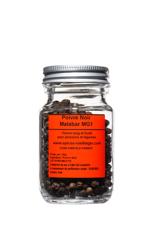 Poivre Malabar MG1 (Inde) 40g - Roellinger