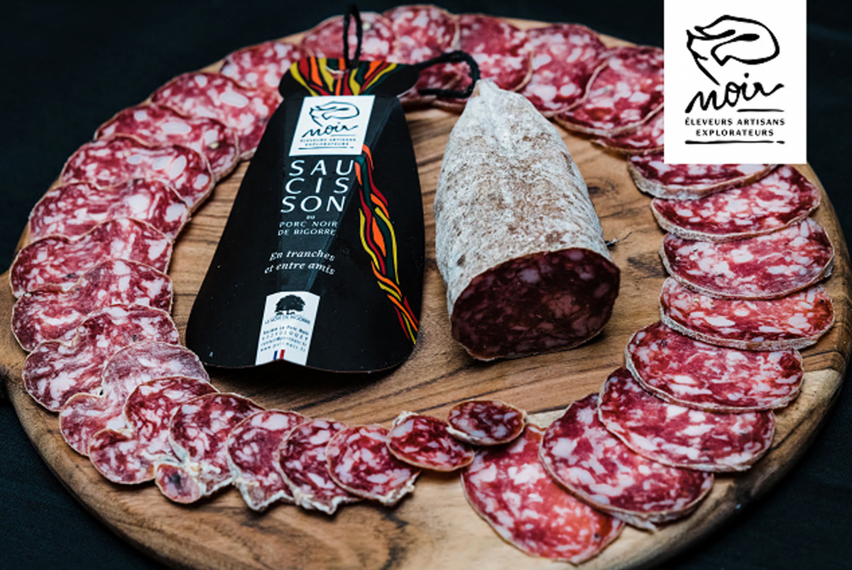 porc noir gascon saucisson