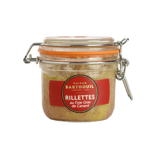 Rillette canard foie gras GM - Maison Barthouil